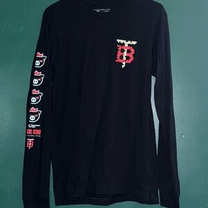 Technoblade Black Long Sleeve Graphic Tee